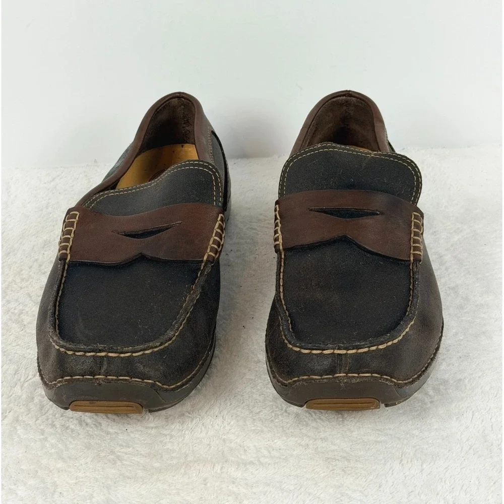 Rockport Dynamic Suspension Brown Leather Penny Loafers Men's Size 12M Comfort